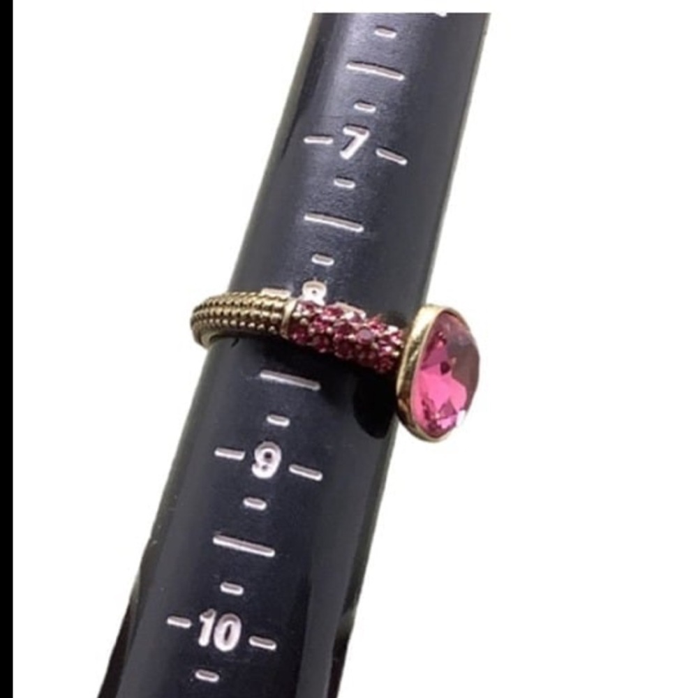 NWOT Heidi Daus Swarovski crystal ring size 8 - Picture 3 of 6